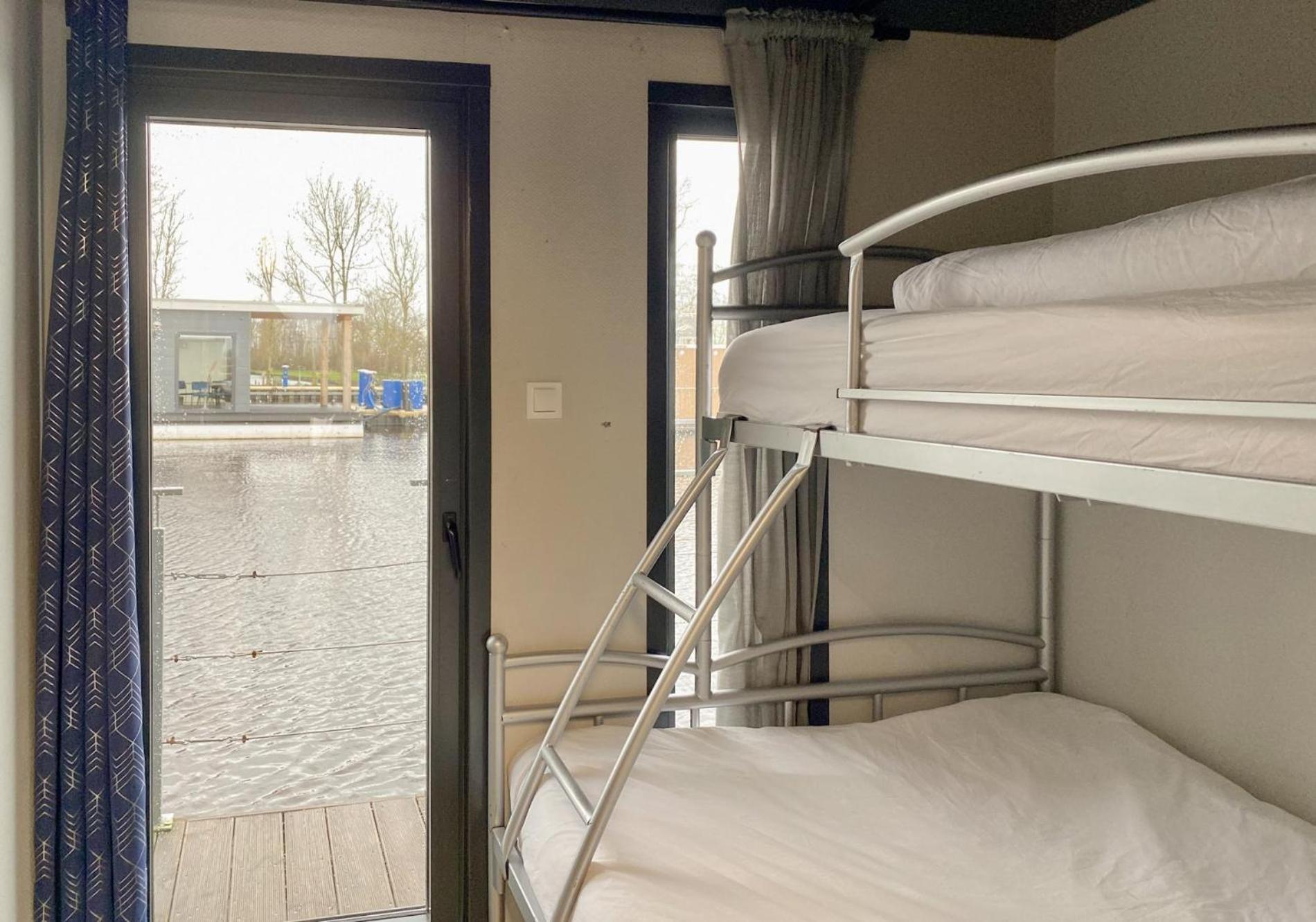 Houseboat Blue Sneekermeer Offingawier Bagian luar foto